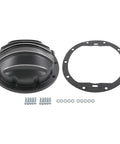 Rear Differential Cover For 10-Bolt Diffs With 8.5 Inch And 8.6 Inch Ring Gear, Fits Chevy GM Silverado 1500 Buick 1964 And Up, Black Die Cast Aluminum
