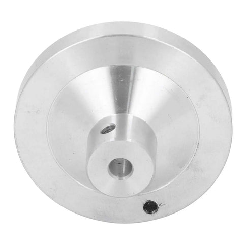 Hand Wheel With Revolving Handle For CNC Lathes, Aluminum Alloy Wheel For 0618 CJ0618A, chamfered hole for easy axle install.