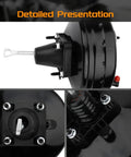 Heavy Duty Vacuum Power Brake Booster For Chevy Silverado 1500 And Gmc Sierra 1500 2007 To 2011 Dual Diaphragm close-up view with mounting details.