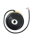 COKYIS forklift electromagnetic brake, DC24V 25W, round black front with gear hub, red and black wires