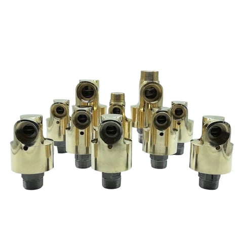 DN40 Two Way Rotating Joint For Water Air And Oil Two Direction Rotary Union Swivel Coupling Rotation Fitting With Left Thread Heavy Duty Industrial Grade High Flow Piping Machinery And Equipment brass swivel couplings with threaded ends
