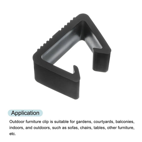Outdoor Furniture Clips Eight Pieces For Patio Sofas Rattan And Wicker Clamps Fasteners To Connect Sectional Outdoor Furniture Inner Width 43mm
