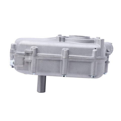 Side view of Gear Reduction Box For Honda GX270 With Internal Clutch, 13HP Reducer, Half Speed Reduction, Durable Iron and Aluminum