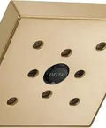 Showerhead With Lumicoat Champagne Bronze Finish, Universal Showering Components, 1.75 GPM Flow, H2Okinetic Technology