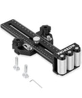 Pro Shop Grade Thin Rip Jig For Table Saw Featuring Three Heavy Duty Rollers And Universal Miter Slot Adapter components and adjustments visible.