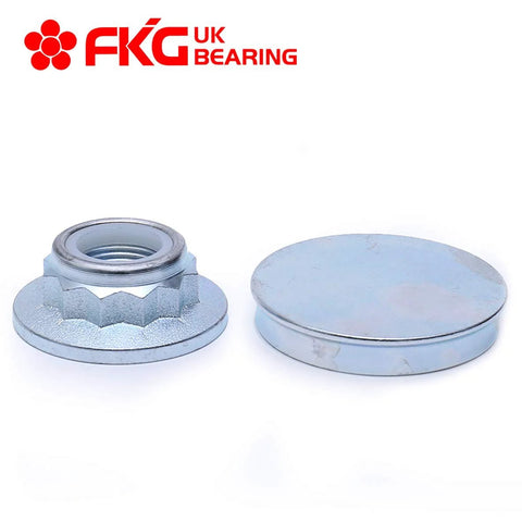 Rear Wheel Bearing Hub Assembly Fit For 2000 To 2006 Audi TT, 1998 To 2010 Volkswagen Beetle, two metal hub components on display.