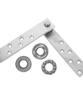 Heavy Duty Hidden Door Hinge 360 Degree Stainless Steel Pivot Concealed Hardware with ball bearings for secret doors and cabinets