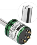 12-Bit Hall Angle Sensor With 0.088 Degree Resolution And 360 Degree Full Rotation 0-5V Analog Output Pro Grade High Precision Rotatable Hall Effect Position Sensor For Accurate Angular Measurement And Reliable Motion Control, metal shaft and terminals