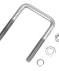 Heavy Duty 304 Stainless Steel U Bolts Four Pack With Lock Nuts And Washers For Boat Trailers And Three Inch Square Beams Half Inch Diameter