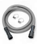 8 Foot Universal Dishwasher Drain Hose Corrugated And Flexible For Easy Installation Or Replacement Fits Most Dishwashers With Universal End Sizes 11/16 In 1 In And 1 1/8 In Stubs Rubber Stub Can Be Cut To Fit coiled with clamps