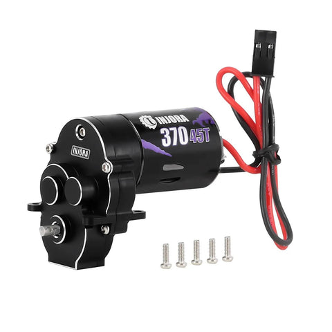 Beefed Up CNC Aluminum Transmission Upgrade For 1 18 RC Crawlers With 370 Brushed Motor And 24 To 1 Gear Set 45T Gear MB100 ESC Ready