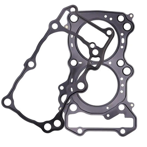 Premium Top Shelf Complete Cylinder Gasket Kit For Motorcycle Engine Tune Up With Rock Solid Heavy Duty Seals And Drop In Fix Restore An650 Power - black rubber seals for AN650 engine.