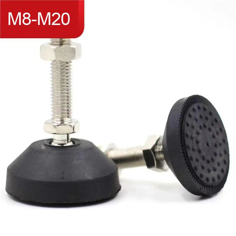 Durable Nylon Adjustable Threaded Leveling Feet With Swivel Base For Furniture Legs Built To Last Heavy Duty Articulating Design