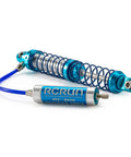 Adjustable Oil Piggyback RC Shock Absorber 70-123mm With Remote Reservoir CNC aluminum for 1/10 crawlers in blue anodized finish