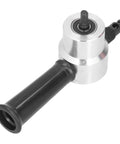Dual Head Nibbler Cutter With Cobalt Step Drill Bits And High Speed Steel Stepped Bit Set, aluminum tool with plastic handle.