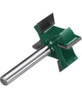 Pro Grade Heavy Duty 4 Wing T Slot Cutter Rabbet Router Bit With Bearing, 1/4 Inch Shank, carbide slotting cutter for wood