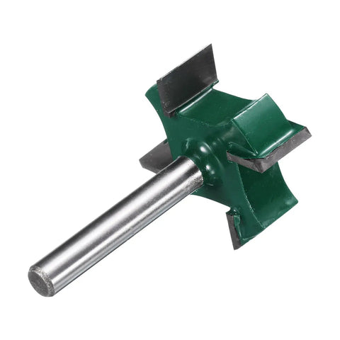 Pro Grade Heavy Duty 4 Wing T Slot Cutter Rabbet Router Bit With Bearing, 1/4 Inch Shank, carbide slotting cutter for wood