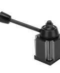 Wedge Type Tool Post Piston Quick Changing Boring Holder High Speed Steel CNC Lathe Tool Holder in black with lever