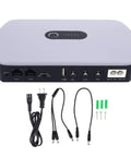 Heavy Duty 10400mAh UPS Battery Backup For Router Modem And Security Cameras solid plug and play design with multiple connectors.