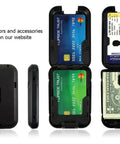 RFID Blocking 4 Card Wallet With 3 Scan Proof Card Slots For Secure Credit And Debit Cards Slim Durable Travel Friendly