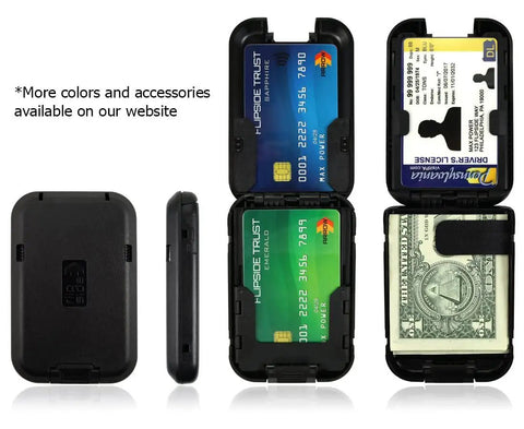 RFID Blocking 4 Card Wallet With 3 Scan Proof Card Slots For Secure Credit And Debit Cards Slim Durable Travel Friendly