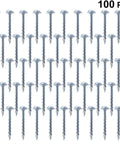 Self Tapping Wood Screws In Carbon Steel Lightweight And Beefy 100 Pack One And One Quarter Inch Half Tooth Coarse Thread