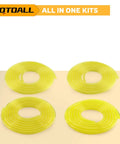 4 Size Fuel Line Hose Kit Fits Poulan Craftsman Chainsaws Weed Eater Lawn Tools 4 ft long includes various sizes