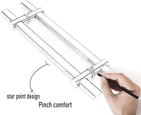 Adjustable Hole Distance Office Glass Door Handle For Push Pull Doors, Barn Doors, And Bathroom Doors, Durable Stainless Steel 50cm Silver Finish With Thick Pipe Design, Easy Install And Freely Adjustable Spacing For Modern Homes And Offices, angle view