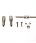 Metal Kicker Assembly For V3 To V5 Dragon Force DF65 RC Sailboat OEM Replacement Part Beefed Up Kicker Upgrade components laid out