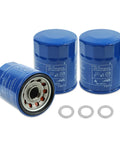 3pc Oil Filter Drain Plug Gasket Kit For Honda Acura Cars Includes Accord CR-V Civic Fit Pilot Replaces 15400-PLM-A02