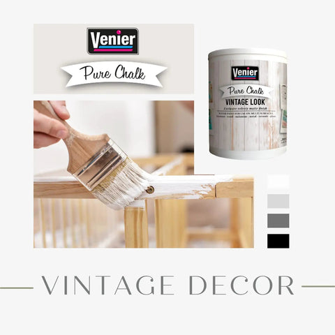 Painting furniture with All In One Chalk Style Paint For Furniture Crafts And Home Decor DIY Eco Friendly Vintage White 33.81 Oz Primer Sealer And Finish In One No Sanding Needed For Indoor Outdoor Projects
