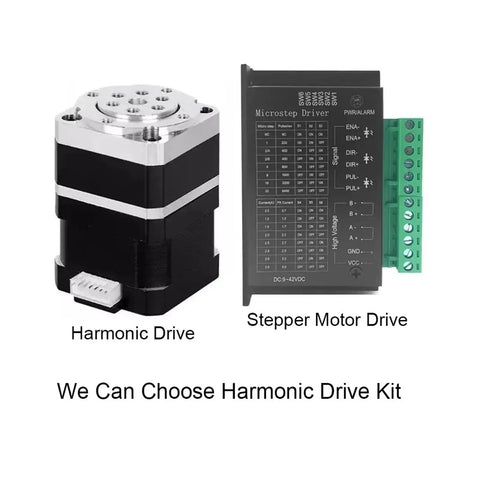 Pro Level Mini Harmonic Drive With Bulletproof Strain Wave Gear Reducer Dead Accurate Rotary Actuator Kit For Industrial Robots And Cnc Machines, mini actuator with stepper motor driver in compact design.
