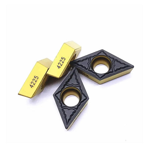 Grab These 10 Pc Indexable Carbide Lathe Tools With Dcmt Inserts For Hard Alloy Turning And Stainless Steel Cutting To Tackle Any Shop Job Without Breaking A Sweat. DCMT inserts with sharp edges, ideal for steel machining.
