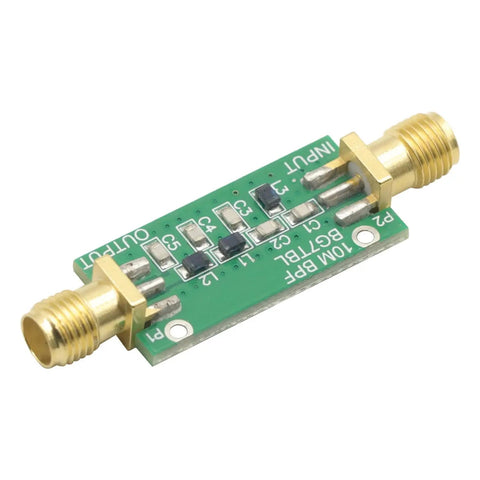 10M Bandpass Filter For Radio Geeks With 7 To 11 MHz Bandwidth And Insertion Loss Under 1.3 dB, SMA Female And SMA Male Thread