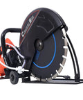 Heavy Hitter 14 Inch Electric Concrete Saw With Kickass 15 Amp Motor And Razor Sharp Diamond Blade for wet cutting.