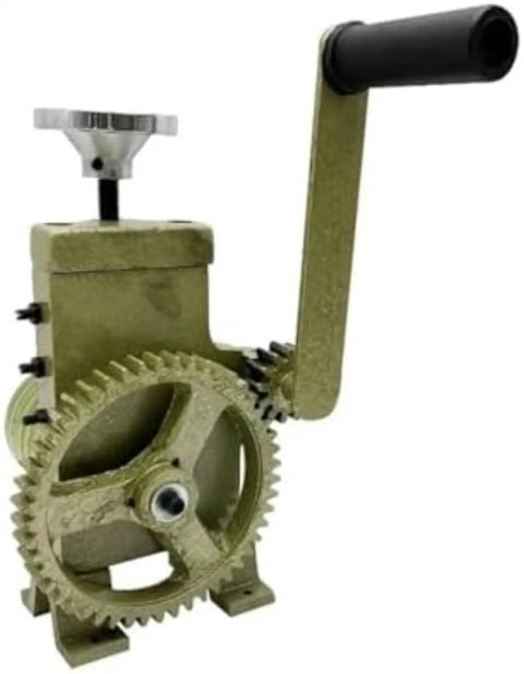Dead Simple Rock Solid Ring Folder For Jewelry Crafting Manual Press Machine To Bend Rings and Bracelets With Tough Metal Knockout Results Pro Grade Toolkit with gear mechanism.
