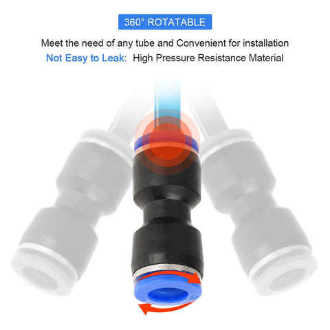 Get Your Hands On These 30 Pieces Of Quick Connect Air Hose Fittings Straight Up For 1/4 Inch And Bigger Tubes Made To Fit Perfectly Without Leaks Or Hassle In Your Shop. 360° rotatable push-in air hose fitting