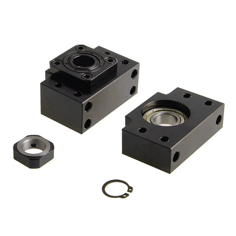 Fixed And Floating Ball Screw Set For SFU1605 With BK12 BF12 Bearing Blocks End Supports And Bearing Mounts For CNC Machine Parts