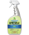 Spinosad Insecticidal Soap For Vegetables And Lawns, Fast On Contact Bug Control spray bottle, 32 fl oz, for organic gardening.