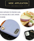 Heavy Duty Brass Ball Studs And Smooth Rotating D Rings To Freshen Up Your Leather Totes Wallets And Phone Covers For Dope Diy Hardware Builds Now, applied to phone cases.