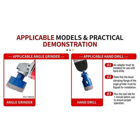 Slay Your Renovation Game With This Dope 12 Pc Diamond Tile Hole Saw Set. Drilling Ceramic, Porcelain And Marble Like A Boss Without Breaking Bits Or Messing Up The Site.