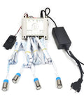 Escape Room LED Button Set With 7 Color Lights Color Password Trigger To Unlock A 12V Magnet Lock components and wires.
