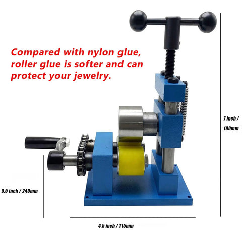 Top Shelf Manual Rolling Mill Machine And Bracelet Bending Tool For Jewelry Making Rock Solid Press Brake Forming Kit No Sweat Operation With Comfort Grip Handle Straight Up Built To Last