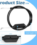 ERS Control Cable Replacement For ST100 Series Lawn Mower 25A 26SD710 25B 262J710 Fits Your Yard Tractor 74605359 746P05359 With Steel Wire Core And Durable Outer Sheath For Smooth Throttle And Drive, 51.18 in