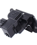 Plug And Play Rear Tailgate Trunk Power Door Latch Lock Actuator Motor side view with connectors, designed for Kia Soul 2014 to 2019.