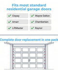 Quiet Nylon Garage Door Rollers 12 Pack With Four Inch Stem And Two Inch Wheel Thirteen Ball Sealed Bearing Replacement Wheels