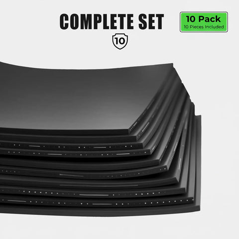 Heavy Duty Rubber Anti Vibration Pads 10 Pack For Air Compressors HVAC Units Air Conditioners Washers Dryers Treadmills And Pumps Quiet Stable Operation With Top Notch Vibration Isolation For Home Or Workshop