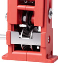 Hand Crank Wire Stripper Machine For Copper Recovery Bulk Processing Double Drive Design close-up of precision stripping rollers and frame.