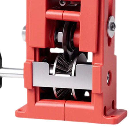 Hand Crank Wire Stripper Machine For Copper Recovery Bulk Processing Double Drive Design close-up of precision stripping rollers and frame.