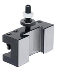 CXA Quick Change Tool Holder For Lathe Turning And Facing 0250-0301T, steel USA style tool post, close-up of holder design
